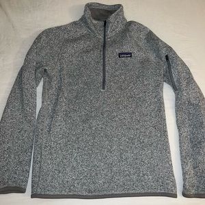 Patagonia Women’s Better Sweater 1/4 Zip Pullover (Birch White) Size Medium